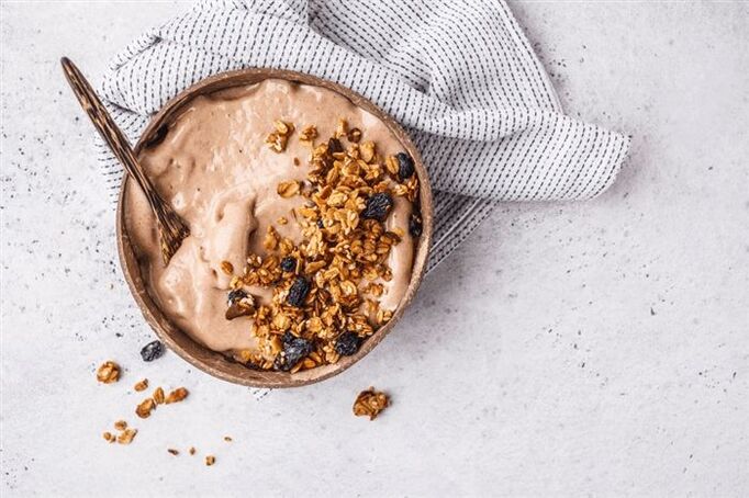 Müsli in einer gesunden Ernährung