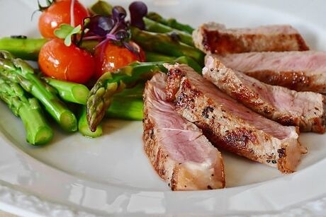 Diätplatte für Gastritis